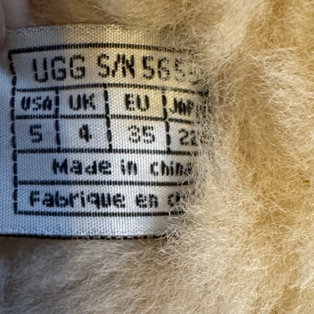 UGG Hayden Tall Boots Seashell Pink Sheepskin Shearling Size 5 Limited Edition